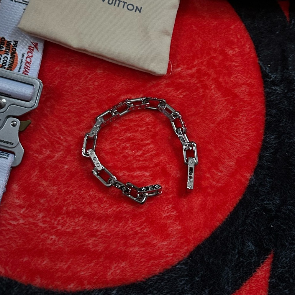 Louis Vuitton monogram chain bracelet